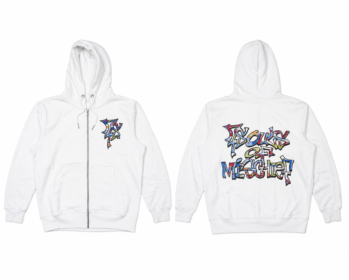 White Seven Souls Logo Hoodie