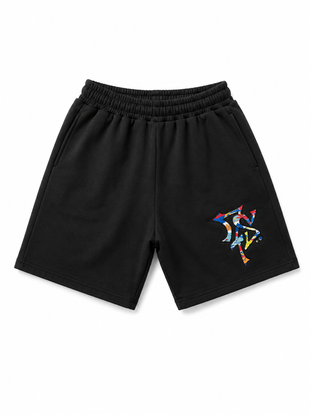 Black Seven Souls Logo Shorts