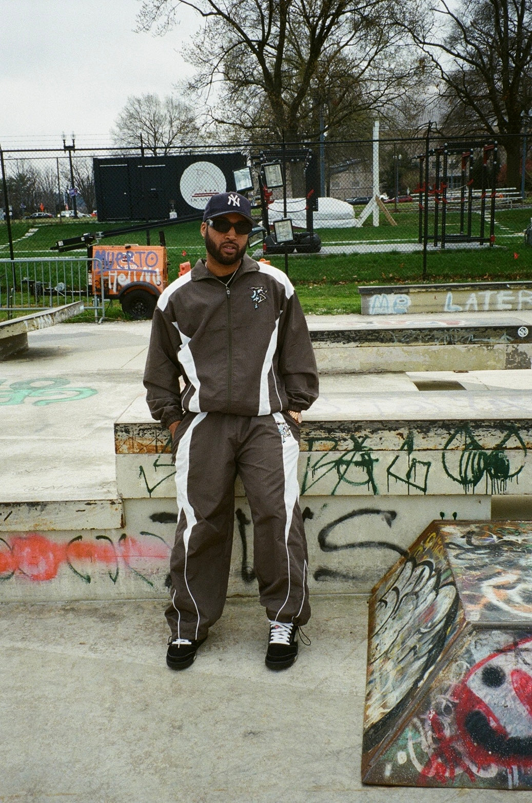 OLIVE GREEN SEVEN SOULS WINDBREAKER SET