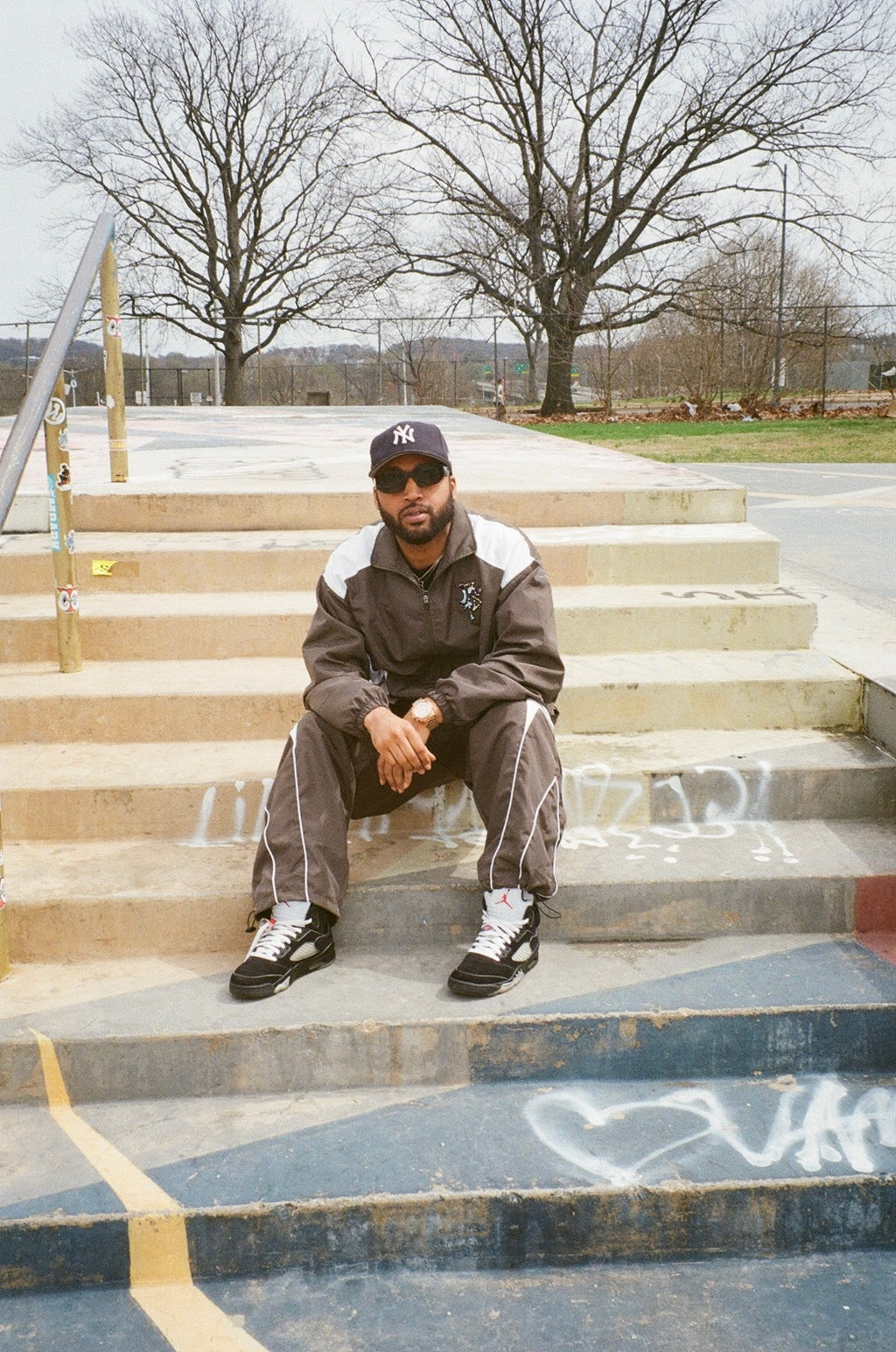 OLIVE GREEN SEVEN SOULS WINDBREAKER SET